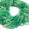 This listing is for the 2 strands of AAA Quality Shaded Green Onyx Micro faceted rondelles in size of 3 - 3.5 mm approx.,,Length: 14 inch
